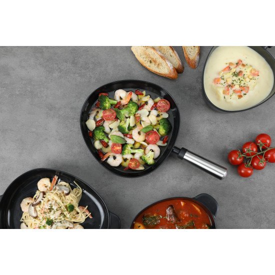 طقم فيكا أبيكس سيراميك من 7 قطع اسود