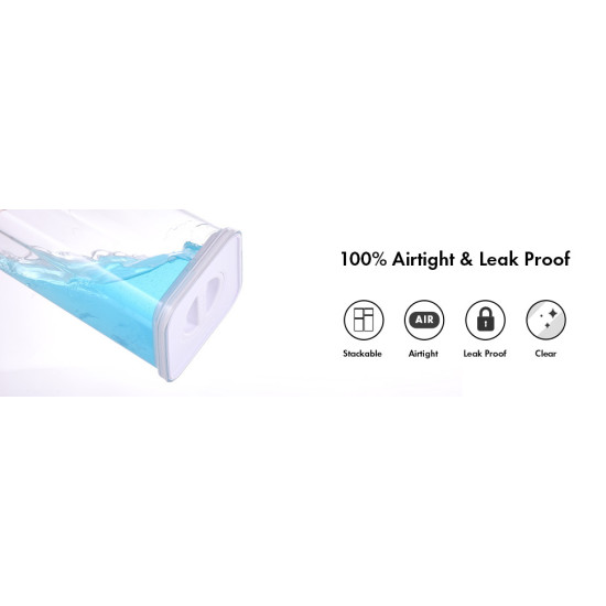 علبة تخزين طعام محكمة الغلق وآمنة للمطبخ 3.6 لتر