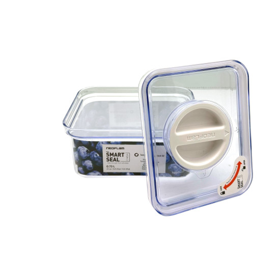 علبة تخزين طعام محكمة الغلق وآمنة للمطبخ 0.73 لتر