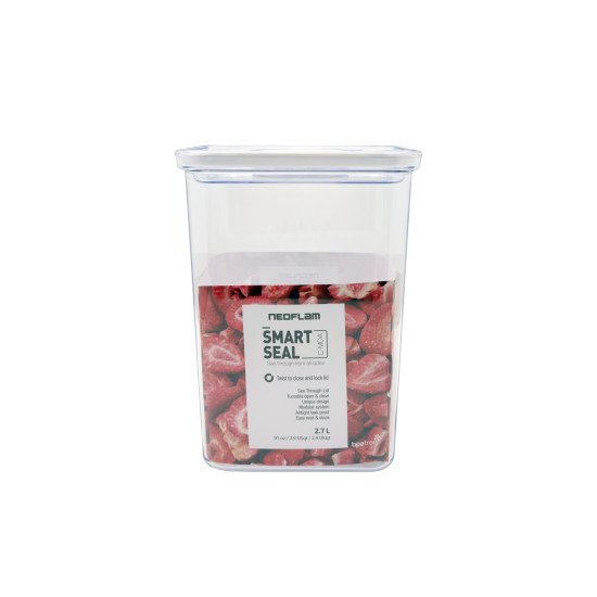 علبة تخزين طعام محكمة الغلق وآمنة للمطبخ 2.7 لتر