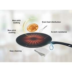 طاوات مونيتا زكينو مسطح 30سم