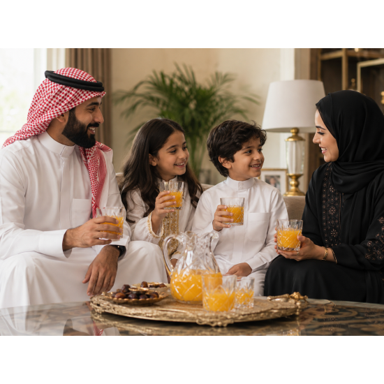طقم 6- قطع كاسات العصير ميلوديا من RCR ، سعة 310 مل