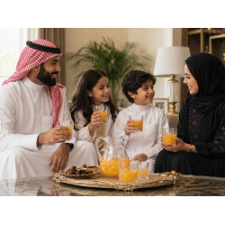 طقم 6- قطع كاسات العصير ميلوديا من RCR ، سعة 220 مل