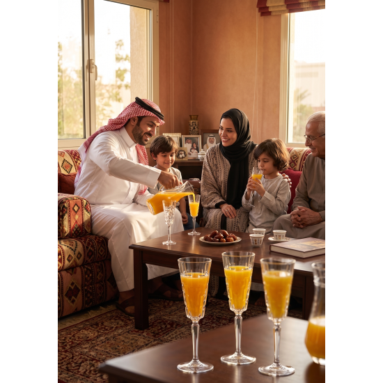 طقم 6- قطع كاسات العصير ايتنا من RCR ، سعة 170مل