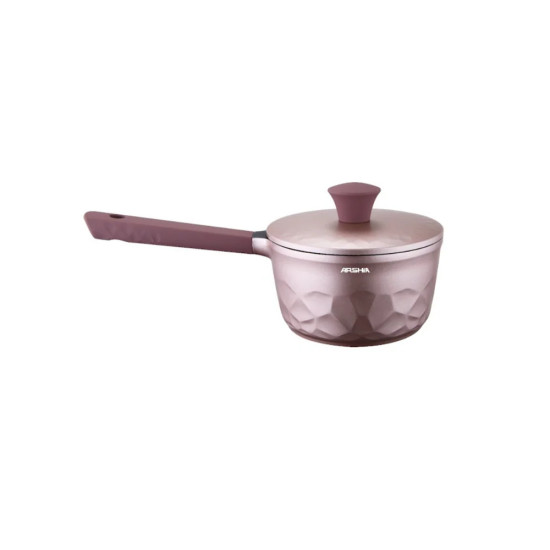 طقم أواني طهي أرشيا دايموند المصبوب 12 قطعة وردي