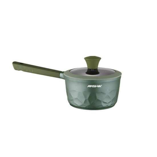 طقم أواني طهي أرشيا دايموند المصبوب 12 قطعة اخضر