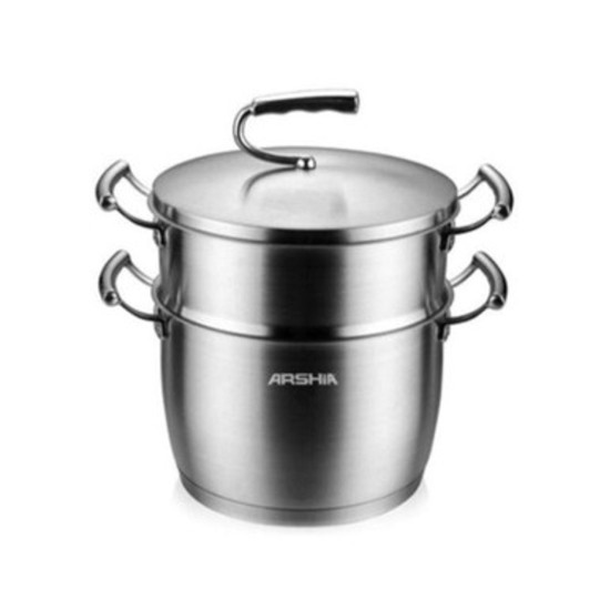 طقم أواني طهي من الاستيل المقاوم للصدأ من أرشيا مكون من 12 قطعة