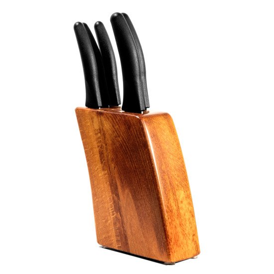 Turkish knife set, wooden stand, 3 pieces