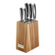 طقم سكاكين أرشيا 6 قطع مع حامل خشبي