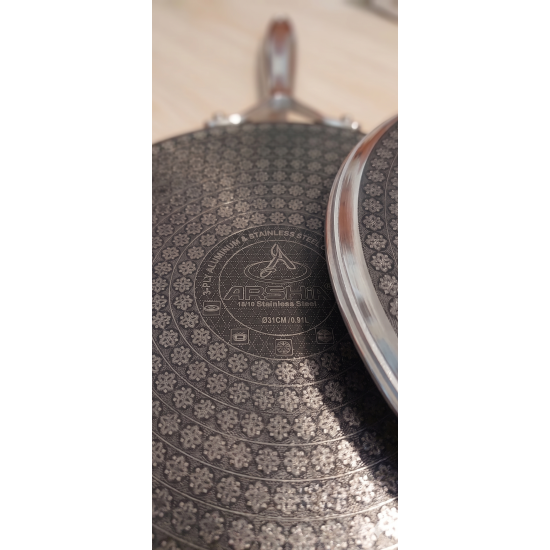 مقلاة كريب / بانكيك استانلس ستيل من أرشيا 31 سم