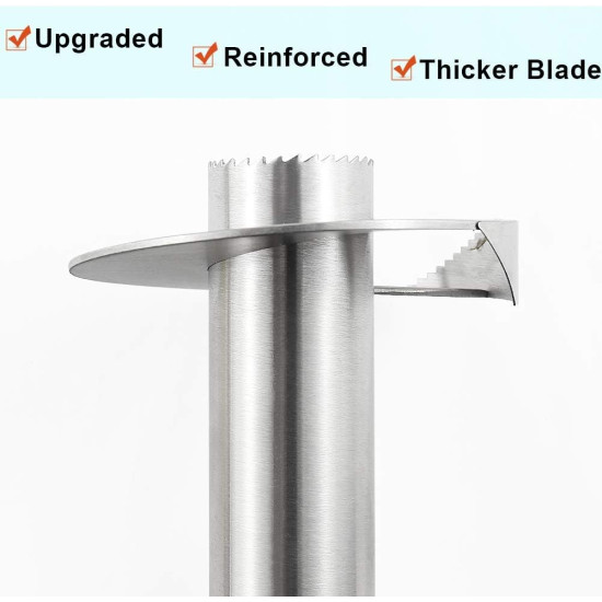 قطاعة أناناس ريسا، فولاذ، فضي