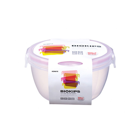 علب بلاستيك كوري مدور 2500 مل