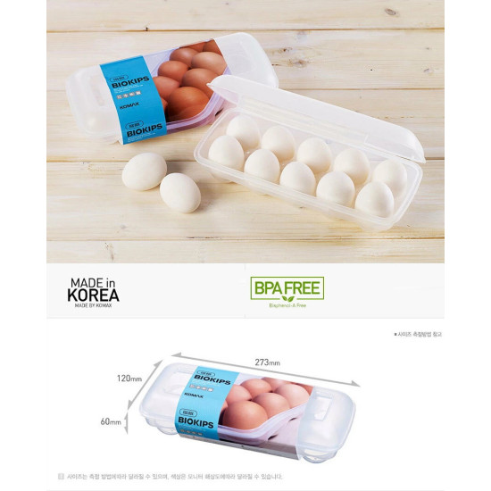 علبة بيض بلاستيك كوري كوماكس
