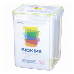 علب بلاستيك كوري مربع 5200 مل