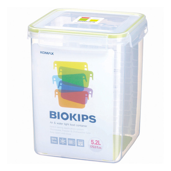 علب بلاستيك كوري مربع 5200 مل