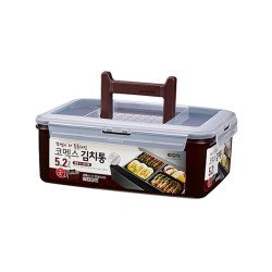 صندوق طعام كوماكس محكم الإغلاق ومانع للتسرب ، سعة 5.2 لتر