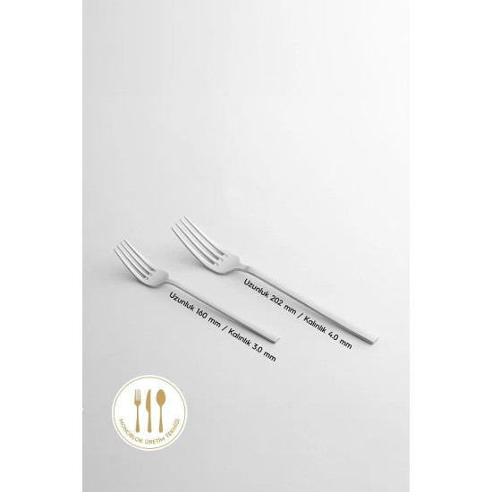 طقم أدوات مائدة داليان سادة مكون من 36 قطعة لـ 6 أشخاص