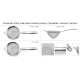 Stainless Steel Conical Sieve 10cm