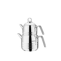 طقم ابريق شاي كوركماز قطعتين استرا 2 لتر