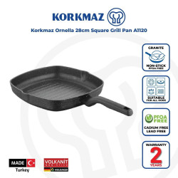 مقلاة شواء مربع كوركماز أورنيلا 28×28سم