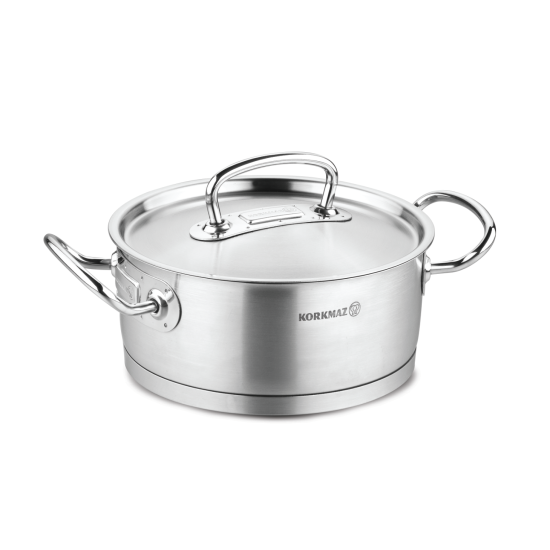 قدور كوركماز استيل برولاين منخفض 16 سم