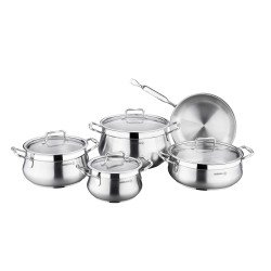 طقم أواني الطبخ كوركماز ستيما 9 قطع