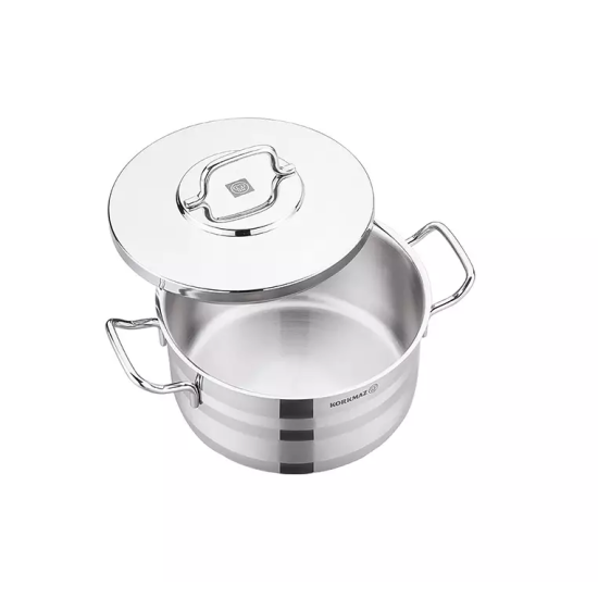 طقم قدور استيل كوركماز استرون 8 قطع