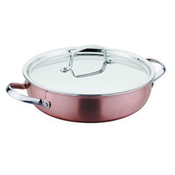 قدور كوركماز ديفاني استيل منخفض 24 سم