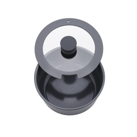 طقم أواني كوركماز نوفا براتيكا 8 قطع لون رمادي