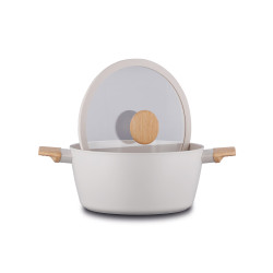 طقم أواني الطبخ كوركماز سيرافيتا 7 قطع بيج طقم أواني الطبخ كوركماز سيرافيتا 7 قطع بيج