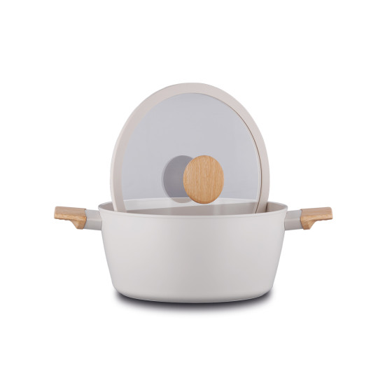 طقم أواني الطبخ كوركماز سيرافيتا 7 قطع بيج