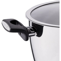 قدر كوركماز استيل نورا غطا قزاز 16سم