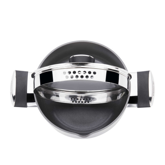 طقم أواني كوركماز سيراميك لينا 7 قطع أسود