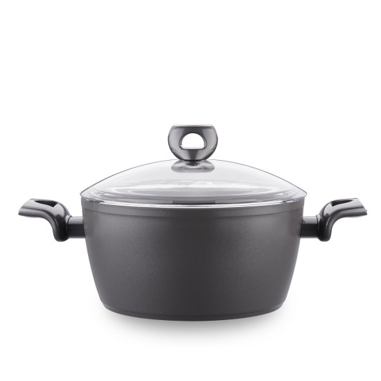 طقم أواني كوركماز نورا سيراميك، ٧ قطع أسود