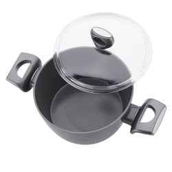 طقم أواني كوركماز نورا سيراميك، ٧ قطع أسود