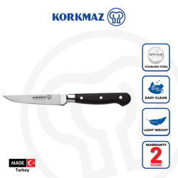 Korkmaz Surmen Turkish Kitchen Knife Made of Stainless Steel 9,5 cm Korkmaz Surmen Turkish Kitchen Knife Made of Stainless Steel 9,5 cm