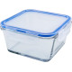 550ml Square Glass Storage Containers