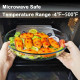 3-Piece Oval Glass Oven Baking Tray Set