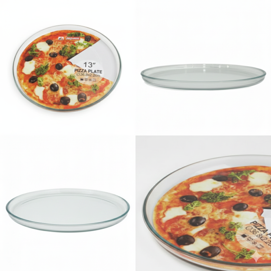 36.8 cm Round Glass Pizza Pan