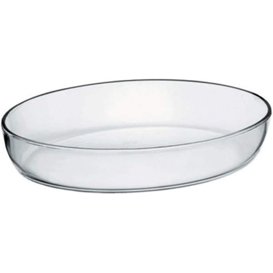 Oval Glass Oven Tray, 4 Liters