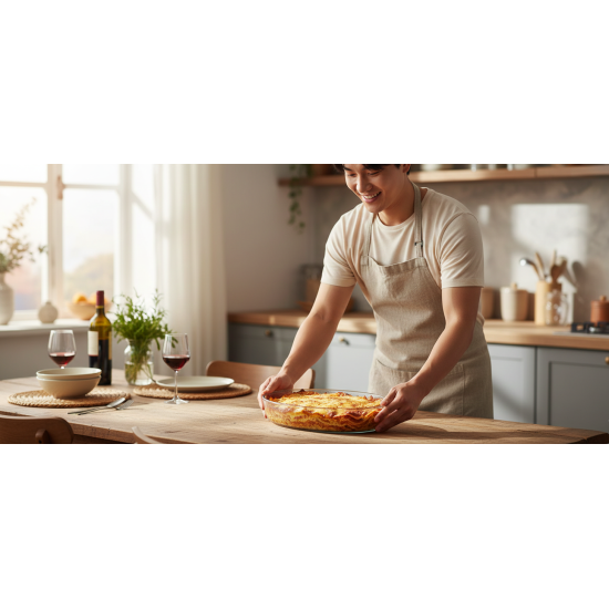 Oval Glass Oven Tray, 1.6 Liters