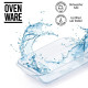 Rectangular Glass Oven Tray, 2.5 Liters