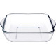 Square Glass Oven Tray 0.44L