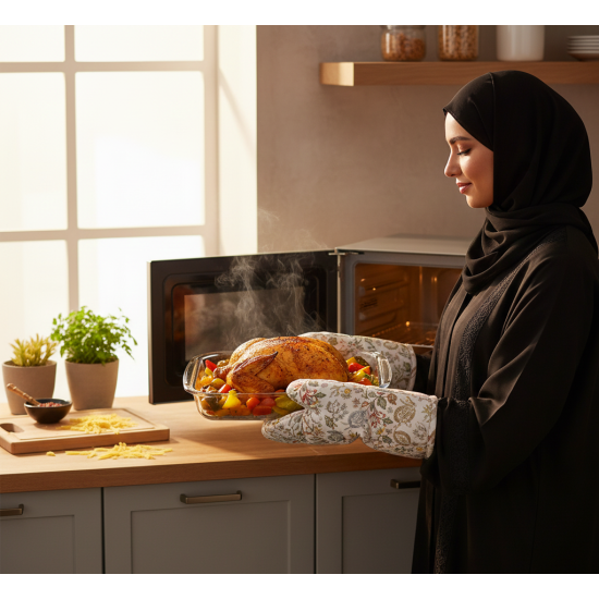 Rectangular Glass Oven Tray, 2.9 Liters