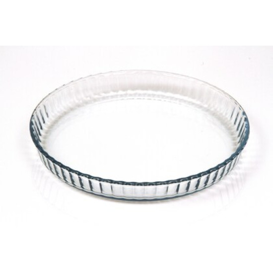 Round glass oven tray, 21.6 cm