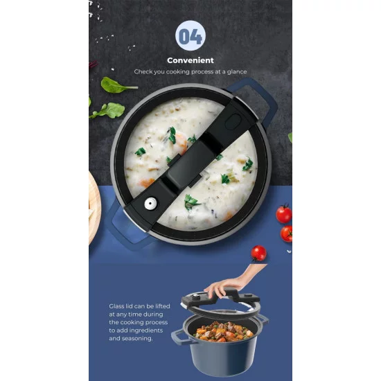 Neoflam Pressure Cooker Red 116195 - Main Image