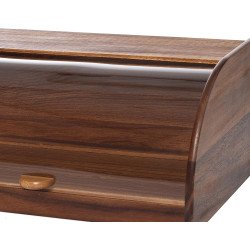 صندوق خبز خشبي بغطاء اكريليك منزلق من بيلي صندوق خبز خشبي بغطاء اكريليك منزلق من بيلي