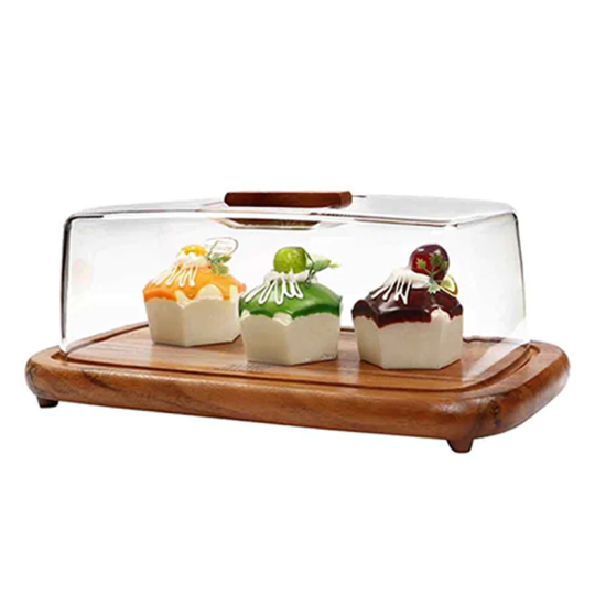 صواني كيك خشب مستطيل