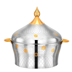 حافظات استيل هندي ذهبي 2500 مل