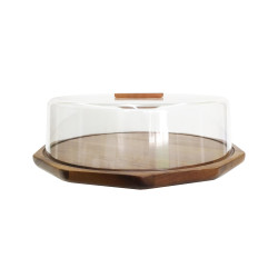 صحون كيك خشب مضلع صحون كيك خشب مضلع